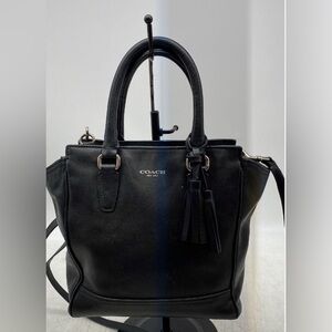 COACH Legacy Mini Black Tanner Handbag